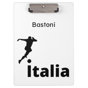 Soccer Italy, customizable  Clipboard