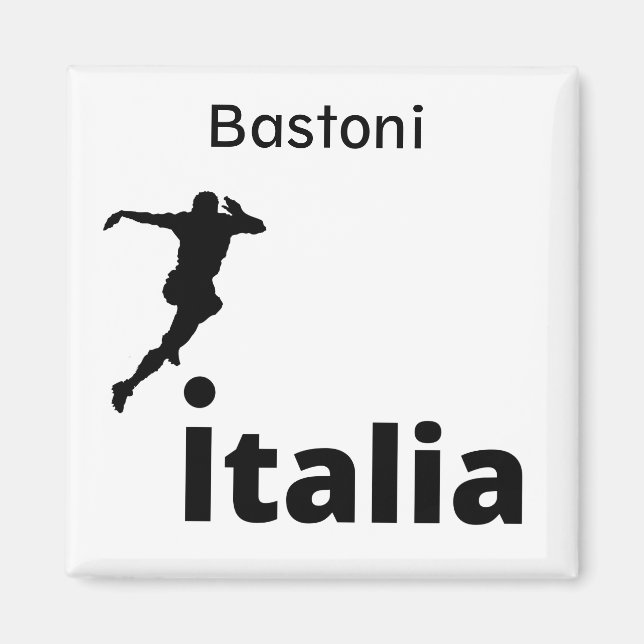 Soccer Italy, customizable  Magnet (Front)