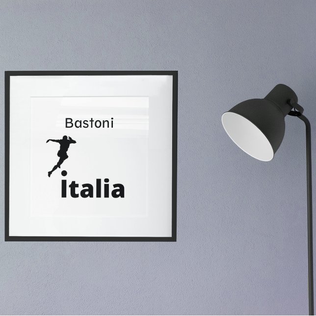 Soccer Italy, customizable  Poster (Creator Uploaded)