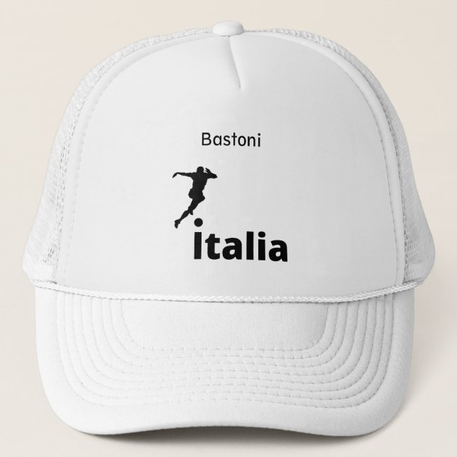 Soccer Italy, customizable  Trucker Hat (Front)