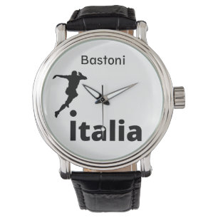 Soccer Italy, customizable Watch