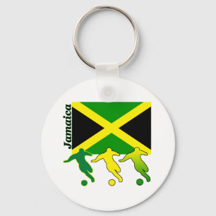 Soccer Jamaica Keychain