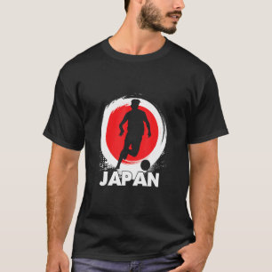 Soccer Japan Flag Football Team Japanese Footballe T-Shirt