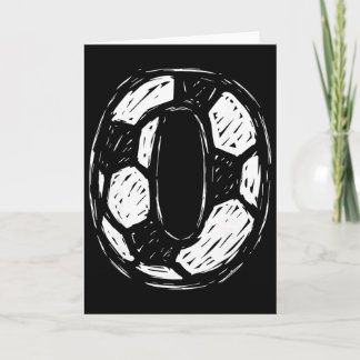 Soccer Jersey Number 0 Sketched Soccer Ll Style Sp Card
