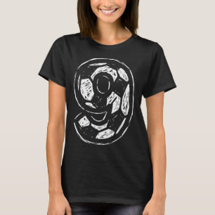 Soccer Jersey Number 9 Sketched Soccer Byll Style  T-Shirt