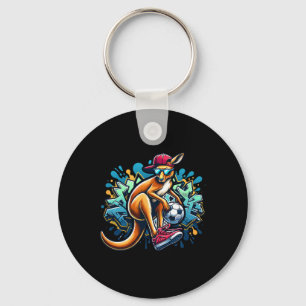 Soccer Kangaroo Urbyn Street Style With Cap And Sh Keychain