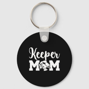 Soccer Keeper Mom Of A Soccer Goalie Mother _1  Keychain