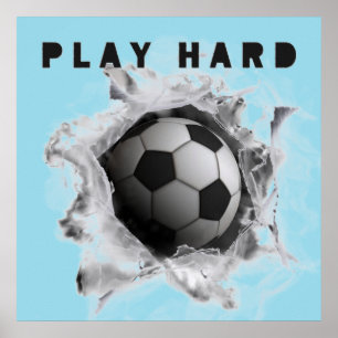 Soccer Kick Poster