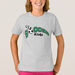 Soccer Kicks - Dark Green T-Shirt