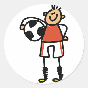 Soccer Kid Stickers