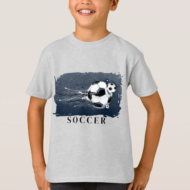 Soccer Kids Hanes T-shirt (Front)