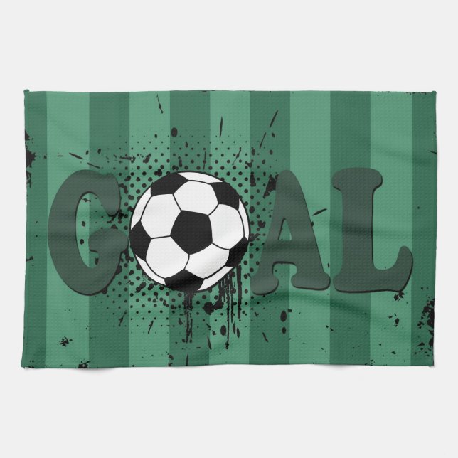 Soccer Kitchen Towel (Horizontal)