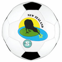 Soccer Kiwi Bird & New Zealand Sports Ball