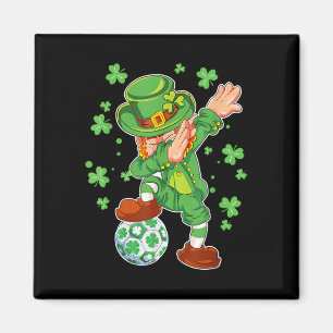 Soccer Leprechaun St Patricks Day Boys Girls Men S Magnet