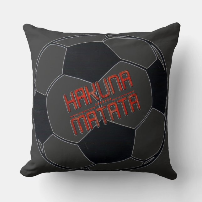Soccer Lovely Throw ball Pillow (Front)