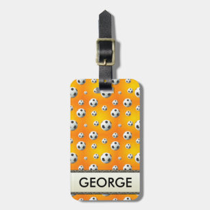 Soccer Luggage Tag