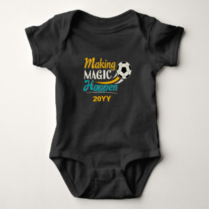 Soccer Making Magic Happen Baby Bodysuit