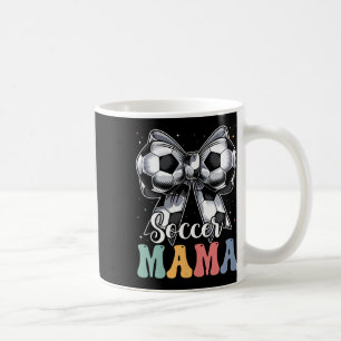 Soccer Mama Retro Groovy Soccer Softll Mom _2 Coffee Mug