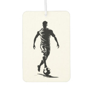 Soccer man with ball air freshener