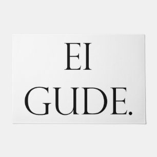 soccer mat Ei Gude, Frankfurt in Hesse Dialekt