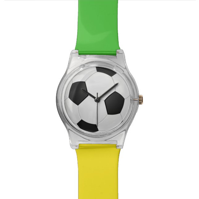 Soccer May28th Watch - mix or match band colours (Close Up)