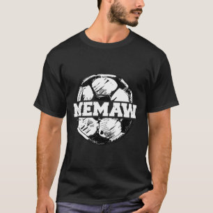 Soccer Memaw Soccer Byll Split Funny Soccer Memaw T-Shirt