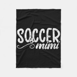 Soccer Mimi Proud Mimi Of A Soccer Player Mimi  Fleece Blanket