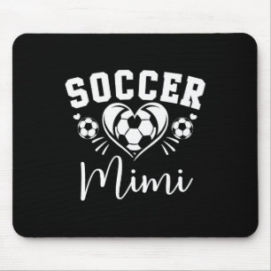 Soccer Mimi Soccer Heart Mouse Pad