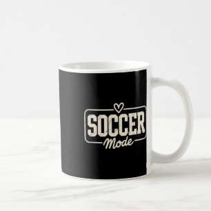 Soccer Mode, Fun Heart And Field Sports For Sport  Coffee Mug