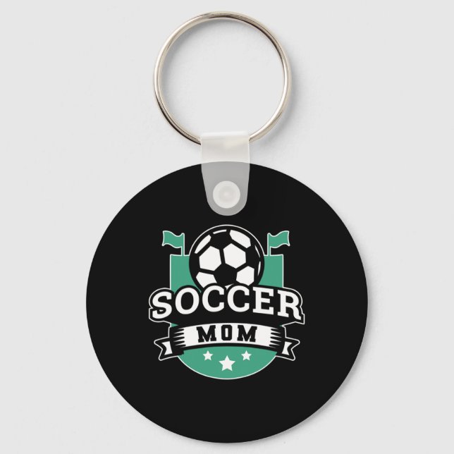 Soccer Mom _4  Keychain (Front)