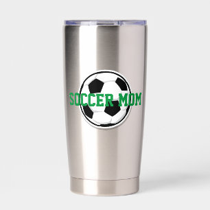 Soccer Mom Ball Colourful Sports Team Fan Fun Insulated Tumbler