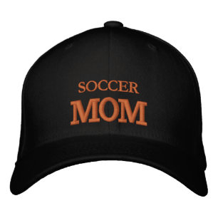 SOCCER MOM brodé casquette de baseball or / blanc