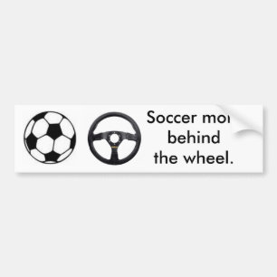 Soccer mom bumper sticker