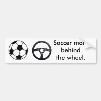 Soccer mom bumper sticker