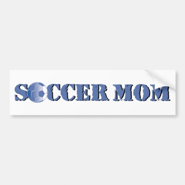 Soccer Mom Bumper Sticker (Front)