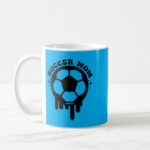 Soccer Mom Cheer Gift Funny Sports Gr Kicking Coffee Mug