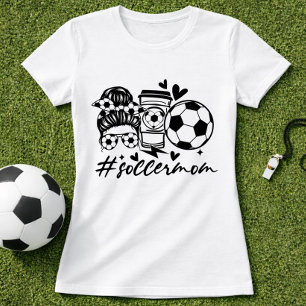 Soccer Mom Coffee Hashtag Vibes T-Shirt