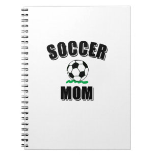 Soccer Mom Drawing And Text Notebook