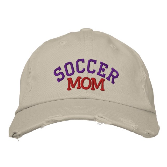 Soccer Mom Embroidered Hat (Front)