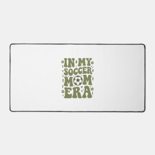 Soccer Mom Era Vintage Sports Mom Shirt Design_1 Desk Mat