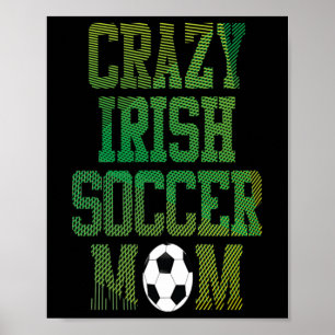 Soccer Mom Funny T Shirt Womens Novelty Shirt Tee Poster