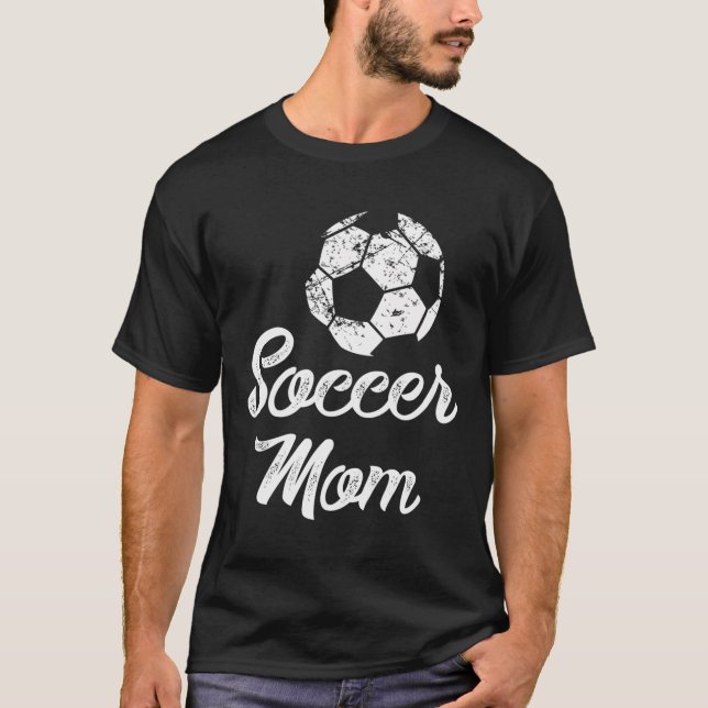 Soccer Mom Hoodie Cute Funny Player Fan Gift T-Shirt (Front)