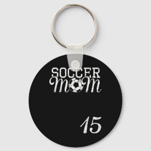 Soccer Mom Jersey Number 15 Favourite Player #15 T Keychain