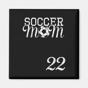 Soccer Mom Jersey Number 22 Favourite Player #22 T Magnet