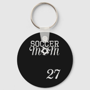 Soccer Mom Jersey Number 27 Favourite Player #27 T Keychain