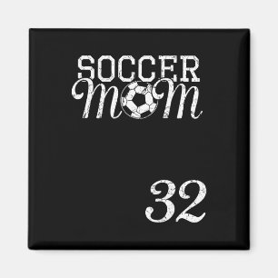 Soccer Mom Jersey Number 32 Favourite Player #32 T Magnet