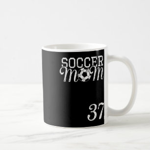 Soccer Mom Jersey Number 37 Favourite Player #37 T Coffee Mug