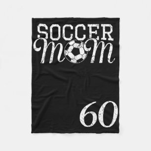 Soccer Mom Jersey Number 60 Favourite Player #60 T Fleece Blanket