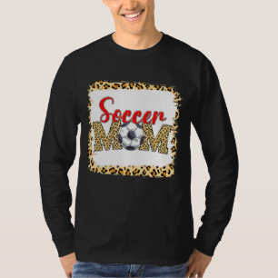 Soccer Mom Leopard Sport Ball Mom Mother's Day 1 T-Shirt