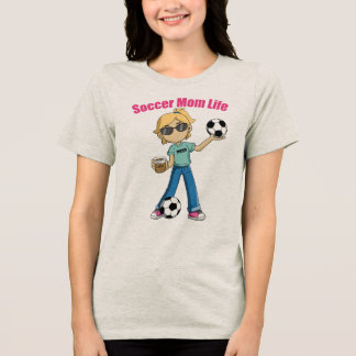 Soccer Mom Life Tri-Blend Shirt